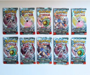 10x Pokémon TCG: Scarlet & Violet – Journey Together Booster Pack (Art varies)