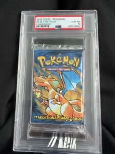 1999 Pokemon Base Set Pack Charizard Artwork PSA 10 Gem Mint