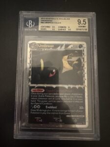 2010 Heartgold And Soulsilver Undaunted #86 Umbreon Holo R Graded BGS 9.5