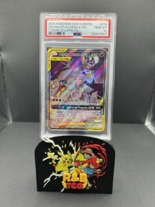 2019 POKEMON SUN & MOON COSMIC ECLIPSE #216 FULL ART/SOLGALEO & LUNALA GX PSA 10