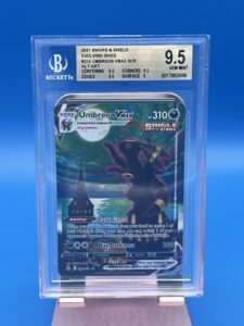 2021 POKEMON EVOLVING SKIES UMBREON VMAX ALT ART MOONBREON #215 BGS 9.5