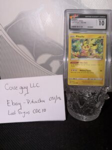 2022 POKEMON SWORD & SHIELD LOST ORIGIN #052 PIKACHU CGC 10