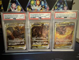 2022 Pokemon Japanese Giratina Palkia Dialga VSTAR Universe 259, 260, 261 PSA 10