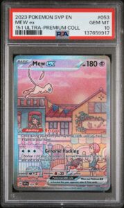 2023 POKEMON SVP EN-SV BLACK STAR PROMO 151 ULTRA-PREM COLL #053 MEW EX PSA 10