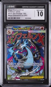 2025 POKEMON BLACK STAR PROMOS #023 MEGA CHARIZARD X EX CGC 10 GEM MINT