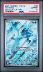 2025 POKEMON JTG EN-JOURNEY TOGETHER ILLUSTRATION RARE #161 ARTICUNO PSA 10