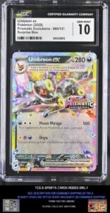 2025 Pokémon Prismatic Evolutions #060/131 Umbreon ex Graded CGC 10 Gem Mint
