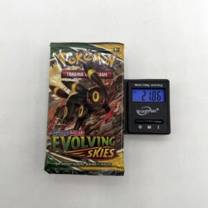 21.86G! Pokemon TCG Sword & Shield Evolving Skies Booster Pack FACTORY SEALED