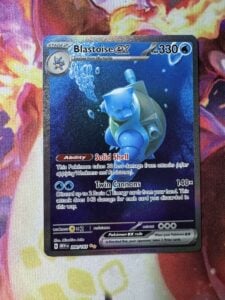 Blastoise ex 200/165 Special Illustration Rare SIR Pokémon 151 Full Art NM