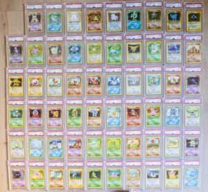 Complete PSA 10 Pokemon Base Set Unlimited 102/102 Gem Mint 1999 WOTC Charizard