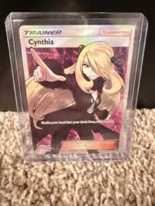 Cynthia Full Art Ultra Rare SM-Ultra Prism Trainer 148/156 Holo Near Mint