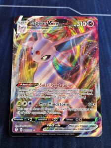 Espeon VMAX 65/203 Evolving Skies Full Art Ultra Rare Holo Pokémon Card – Raw NM