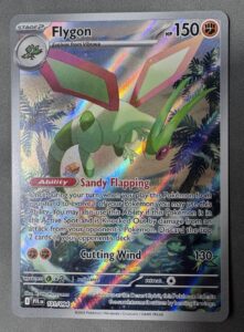 Flygon 101/094 Phantasmal Flames Full Art Holo 2025 Pokemon Card Never Played