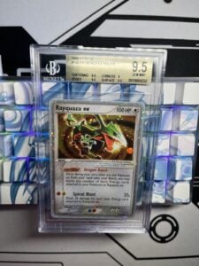Gem Mint BGS 9.5 EX Deoxys Rayquaza EX Holo CLEAN