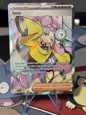 Iono Ultra Rare SV02: Paldea Evolved 254/193 Full Art Trainer Card