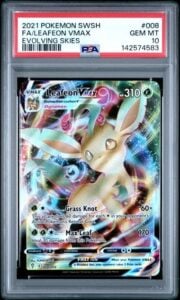 Leafeon VMAX 008/203 PSA 10 Gem Mint Pokemon TCG