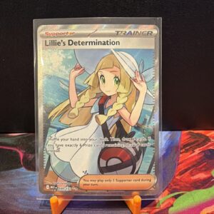 Lillie’s Determination 169/132 Full Art Trainer Ultra Rare MEG Pokemon TCG