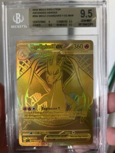 Mega Charizard Y Ex 294/217 MHR English Pokemon TCG Card GM BGS 9.5