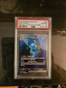 PSA 10 Blastoise Pokémon 151 Gem Mint #200 – rare holo graded collectible