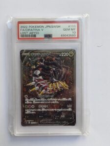 PSA 10 GEM MINT Giratina V 111/100 SR Alt Art Lost Abyss Japanese Pokemon Card