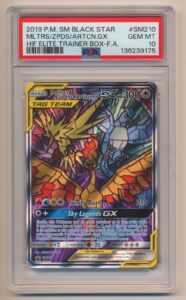 PSA 10 Pokemon Black Star Promo Moltres & Zapdos & Articuno GX #SM210 GEM MINT!