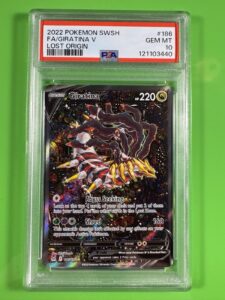 Pokemon 2022 Giratina V 186/196 Alt Art Lost Origin GEM MINT PSA 10