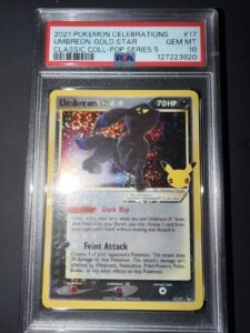 Pokemon Celebrations Umbreon Gold Star #17 Classic Collection PSA 10 Gem Mint