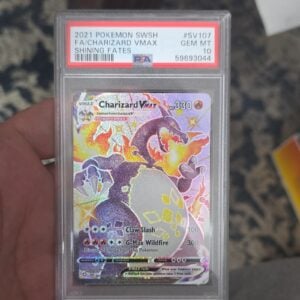 Pokémon Charizard VMAX Shining Fates Shiny Vault Holo PSA 10 SV107/SV122 2021