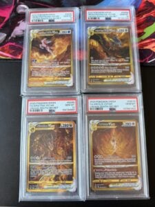 Pokemon Crown Zenith PSA 10 Gold Set – Giratina V STAR, Dialga, Palkia, Arceus