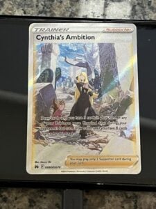 Pokémon Cynthia’s Ambition Full Art Holo Ultra Rare Trainer GG60/GG70