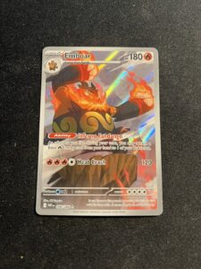 Pokemon Emboar 098/086 Illustration Rare White Flare NM
