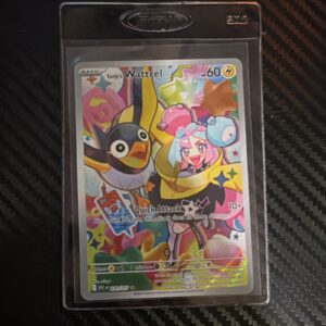 Pokémon Iono’s Wattrel Illustration Rare Full Art Holo Card 231/217