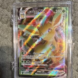 Pokémon Leafeon VMAX Evolving Skies 008/203 Ultra Rare Holo Full Art 310 HP