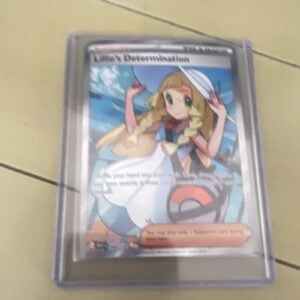 Pokémon Lillie’s Determination 169/132 Full Art Ultra Rare Holo Trainer Me01