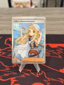 Pokémon Lillie’s Determination 169/132 Ultra Rare Full Art Holo Trainer English