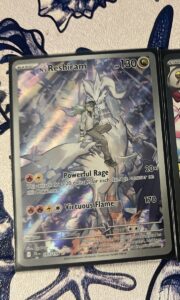 Pokémon N’s Reshiram 167/159 Sv09 Journey Together Full Art Holo 130 HP Card