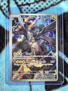 Pokémon N’s Zekrom Promo Full Art Holo 037/MEP 130HP Dragon Card