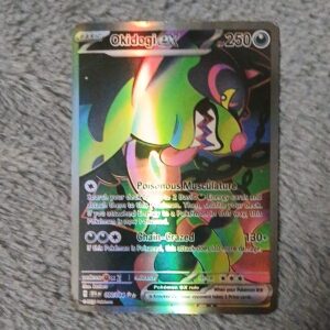 Pokémon Okidogi EX Full Art Holo Rare Darkness Basic SV3 090/064 250 HP 130+