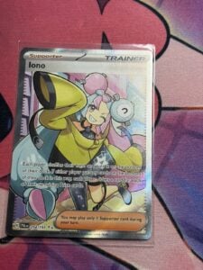 Pokémon Paldea Evolved Ultra Rare Iono Trainer Supporter Card 254/193 Full Art