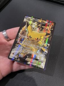 Pokémon Pikachu EX Full Art Promo XY124 Holo Black Star XY Card