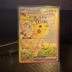 Pokémon Pikachu ex 238/191 Sv08 Surging Sparks Full Art Holo Card