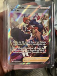 Pokemon Raihan Trainer Ultra Rare Full Art Crown Zenith GG65/GG70