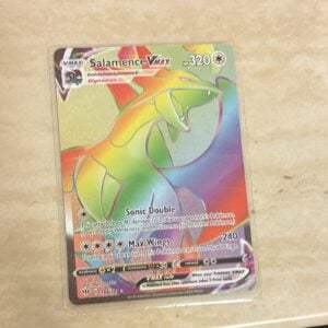 Pokémon Salamence VMAX Secret Rare Holo Full Art Darkness Ablaze 194/189 Card