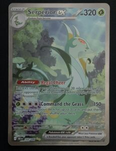 Pokémon Serperior EX 164/086 Sv: Black Bolt Holo Special Illustration Rare