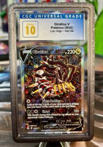 Pokémon TCG Giratina V 186/196 CGC Pristine 10 Blue Label Alt Art Lost Origin