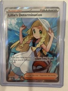 Pokémon TCG Mega Evolution Lillie’s Determination Full Art Trainer Card 169/132