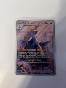 Pokémon TCG Samurott 107/086 White Flare Illustration Rare Holo Card