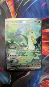Pokemon TCG Serperior EX 164/086 Illustration Rare Holo Sv: Black Bolt Near Mint