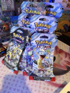 Pokémon TCG Stellar Crown 8 packs Booster Pack Lot English trading cards.