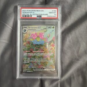 Pokémon TCG Venusaur EX 198/165 PSA 10 Sir Special Illustration Rare Card